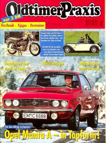 Deckblatt Oldtimer Praxis (02/2000)